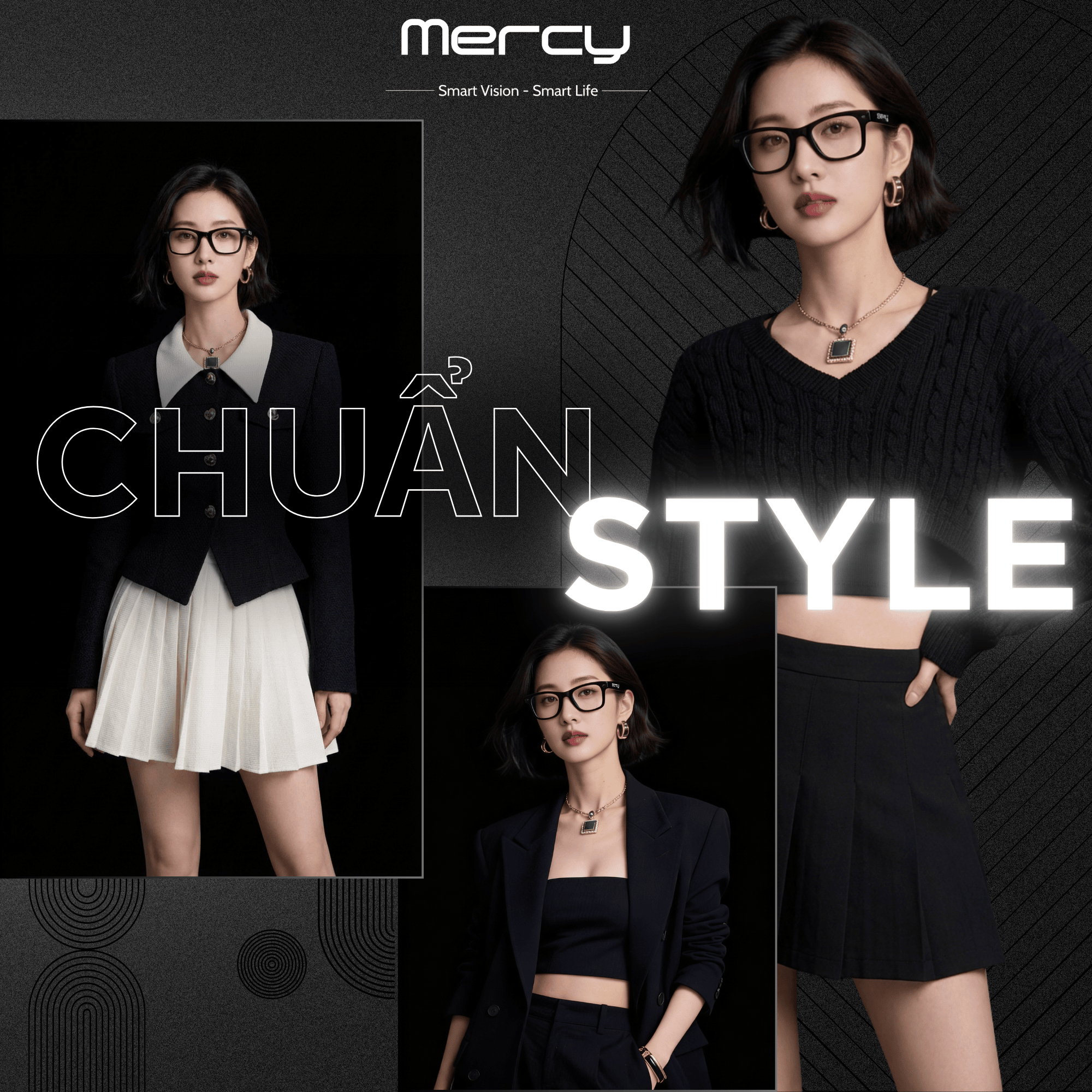 Phong cách sống hiện đại cùng kính Mercy